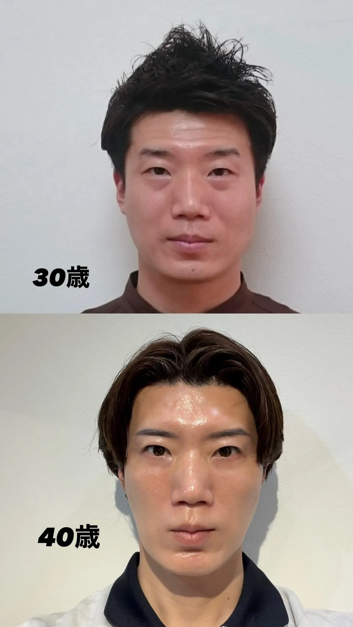 「年齢と見た目が、完全に反比例し始めました。